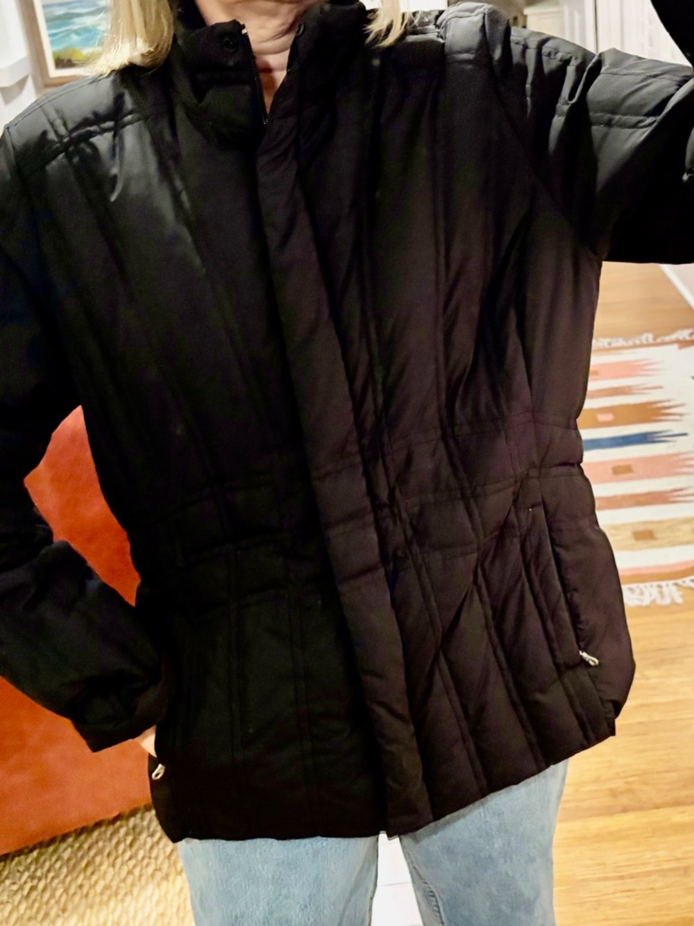 Pendleton Black Down Coat/Jacket